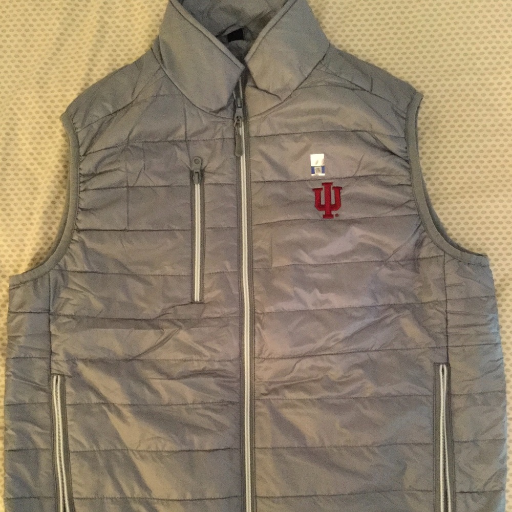 IU Logo MENS APEX COMPRESSIBLE QUILTED VEST